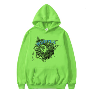Hip hop hoodie for men and women WUNNA spider web sweatshirt hoodie