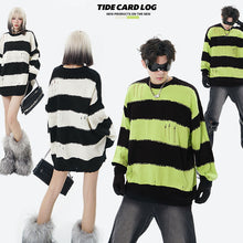 Load image into Gallery viewer, DRAPY - Oversized Graphic Sweater (Balenciaga)