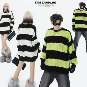 DRAPY - Oversized Graphic Sweater (Balenciaga)