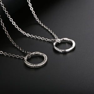 Stainless Steel Round Minimalism Necklace
