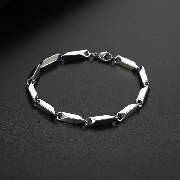 Stainless Steel Rhomb Minimalism Bracelet