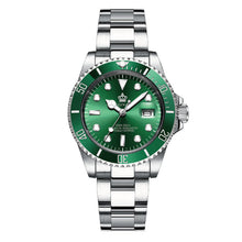 Load image into Gallery viewer, Crown Men&#39;s Watch Automatic Green Ghost Watch anti-calendar High-end quartz watch student sports watch