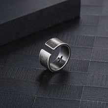 Load image into Gallery viewer, Stainless Steel Open Cross Minimalism Fashion Ring