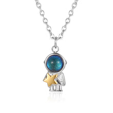 Load image into Gallery viewer, Stainless Steel INS Astronaut Trend Fashion Necklace