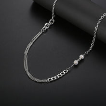 Load image into Gallery viewer, Stainless Steel Pearls Splicing Necklace