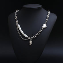 Load image into Gallery viewer, Stainless Steel Love Artificial Pearls Fashion Necklace