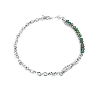 Stainless Steel Bead Splicing Minimalism Fashion Necklace
