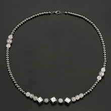 Load image into Gallery viewer, Stainless Steel Bead Splicing Dice Trend Necklace