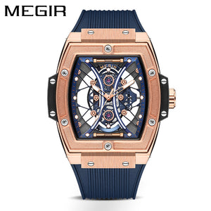 megir Men's Watch Fashion Square glow-in-the-dark Sports Watch men 8109