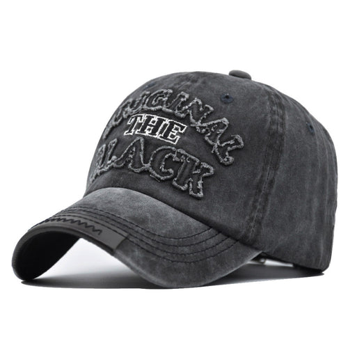 Wash baseball cap 3D embroidered alphabet baseball cap for men and women ORIGINAL American vintage cap
