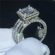 Load image into Gallery viewer, Hot silver fashion ring engagement ring for women