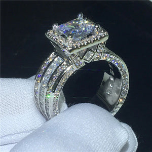 Hot silver fashion ring engagement ring for women