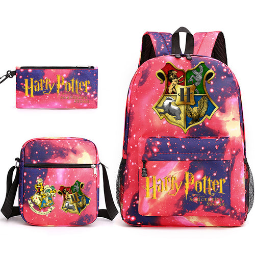 Film and television Harry Potter printed shoulder casual student backpack
