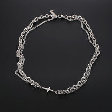 Load image into Gallery viewer, Stainless Steel Cross Trend Hip Hop Fashion Necklace