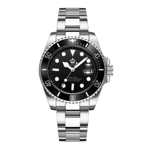 Crown Men's Watch Automatic Green Ghost Watch anti-calendar High-end quartz watch student sports watch