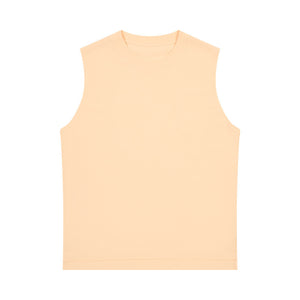 Spring and summer new trend 230g cool vest men's sports basketball round neck loose vest sleeveless men's T-shirt