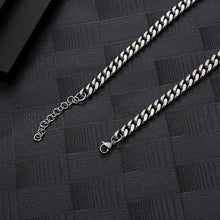 Load image into Gallery viewer, Stainless Steel Letter spliced Cuban Trend Chain Neckalce