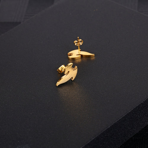Stainless Steel Flame Trend Stud Earring