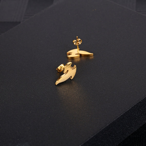 Stainless Steel Flame Trend Stud Earring