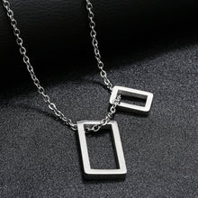 Load image into Gallery viewer, Stainless Steel Geometry Minimalism Pendant Necklace