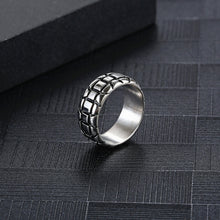 Load image into Gallery viewer, Stainless Steel Retro Personalized Pattern Ring