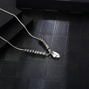 Stainless Steel Geometry Beaded Trend Fashion Necklace