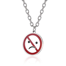 Load image into Gallery viewer, Stainless Steel Fashion Creativity Prohibit Emo Pendant Necklace