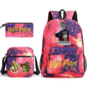 Film and television Harry Potter printed shoulder casual student backpack