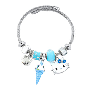 Cartoon bracelet two yuan game beaded hand decorated dly jewelry