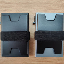 Load image into Gallery viewer, Metal card bag Men&#39;s RFID anti-theft brush metal aluminum alloy card bag