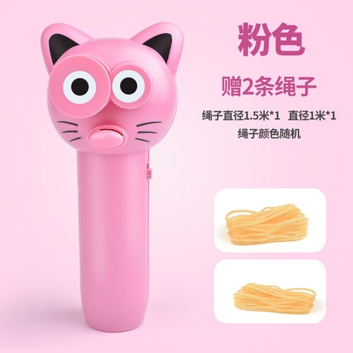 Cross-border rope transmitter new strange decompression toy ZipString Douyin electric thruster creative
