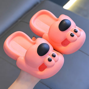 Children's ss Summer girls cartoon outside wearing cute non-slip thick soft soled EVA indoor shoes boys baby flip-flops