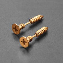 Load image into Gallery viewer, Stainless Steel Screw Trend Stud Earring