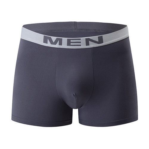Overseas 10 men's boxers solid color simple fashion casual men's underwear elastic waist boxers