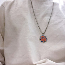 Load image into Gallery viewer, Stainless Steel Cartoon Smiley Face Pendant Necklace