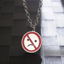 Load image into Gallery viewer, Stainless Steel Fashion Creativity Prohibit Emo Pendant Necklace