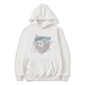 Hip hop hoodie for men and women WUNNA spider web sweatshirt hoodie