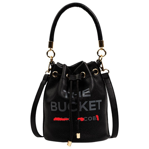 Women's bag Classic fashion vintage printed et bag drawstring shoulder crossbody bag