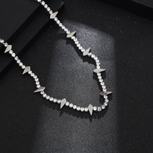Load image into Gallery viewer, Stainless Steel Full Diamond Splicing Necklace