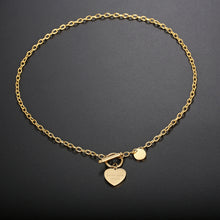 Load image into Gallery viewer, Stainless Steel OT Buckle Round Brand Love Trend Necklace