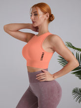 Load image into Gallery viewer, Yoga vest without chest pad breathable shock-proof running top back quick drying fitness wear sleeveless T-shirt