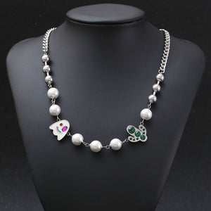 Stainless Steel Ghost Trend Necklace