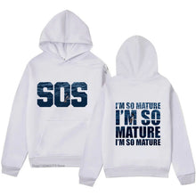 Load image into Gallery viewer, Trend letters Spring and Autumn men&#39;s and women&#39;s fashion casual top coat coat long sleeve hoodie hoodie