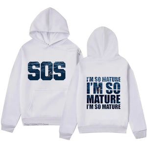 Trend letters Spring and Autumn men's and women's fashion casual top coat coat long sleeve hoodie hoodie