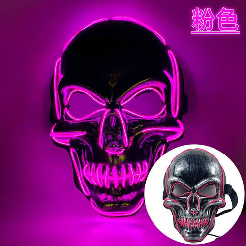 Cold Light Glow  Halloween party LED skull  horror