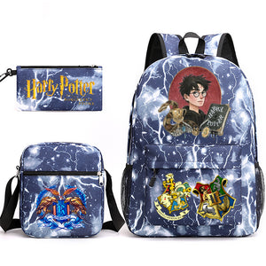 Film and television Harry Potter printed shoulder casual student backpack