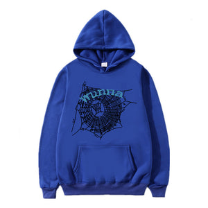 Hip hop hoodie for men and women WUNNA spider web sweatshirt hoodie