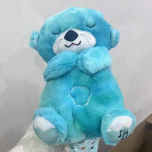 Soothing sleep doll Children accompany doll soft breathing sleep baby toy
