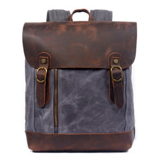 Load image into Gallery viewer, Outdoor travel backpack hard wax canvas backpack new outdoor anti-male and female travel bag