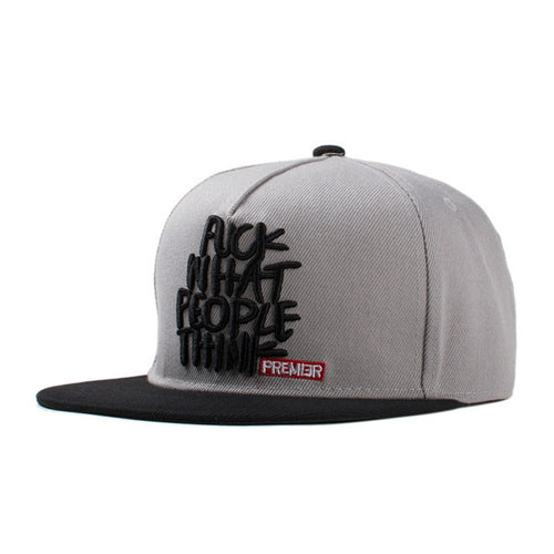 fuck what alphabet embroidered baseball hat Fashion couple hat Street dance outdoor sun block visor